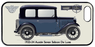 Austin Seven Saloon De Luxe 1933-34 Phone Cover Horizontal